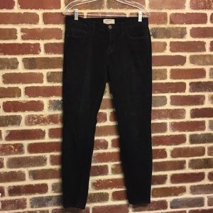 Current/Elliot gray skinny corduroy pants